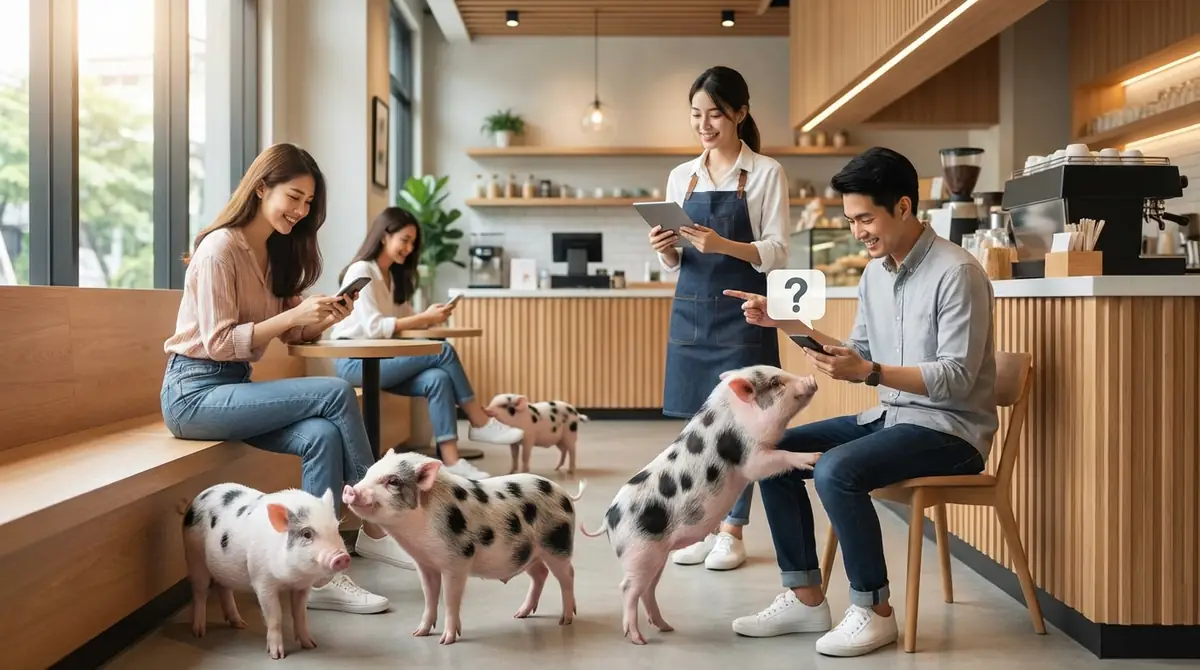 マイクロブタカフェのよくある質問