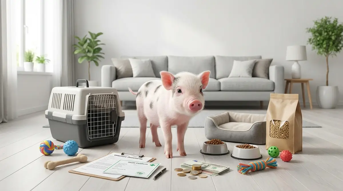 本体価格だけじゃない！マイクロブタの初期費用の内訳