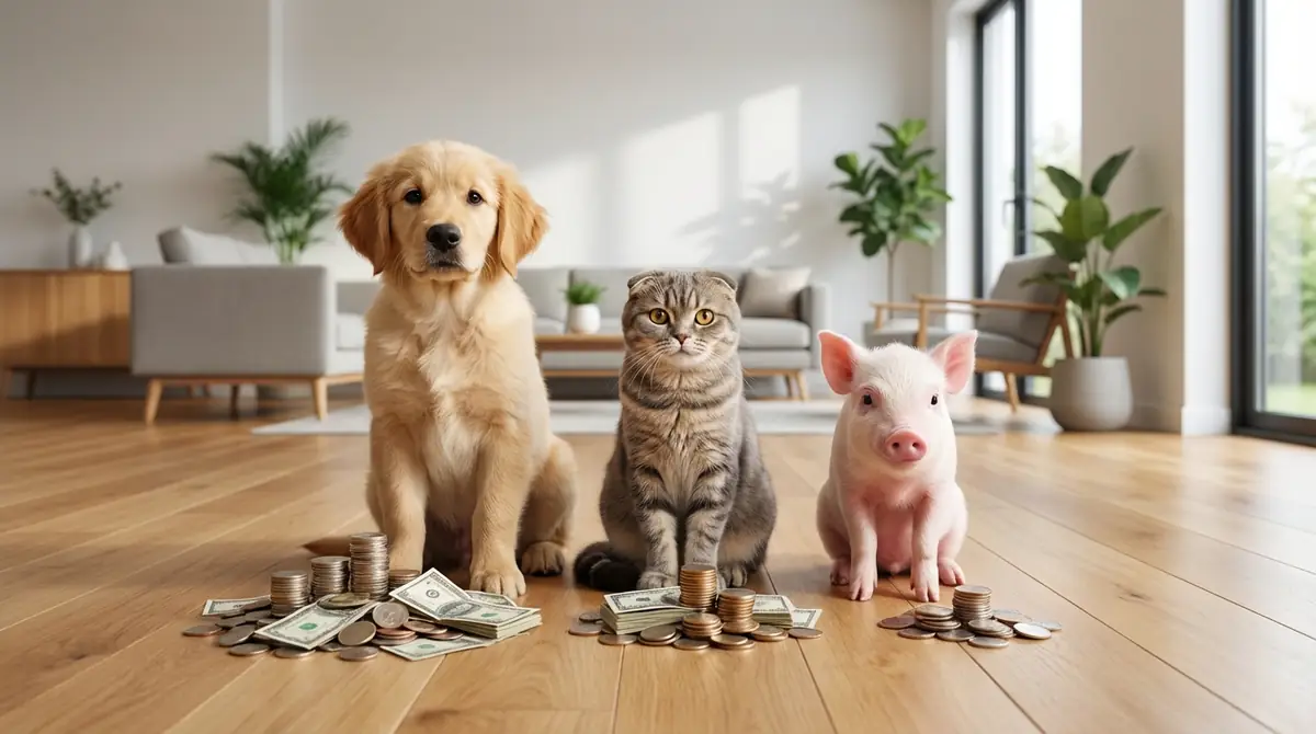 犬・猫と比較したマイクロブタの費用感