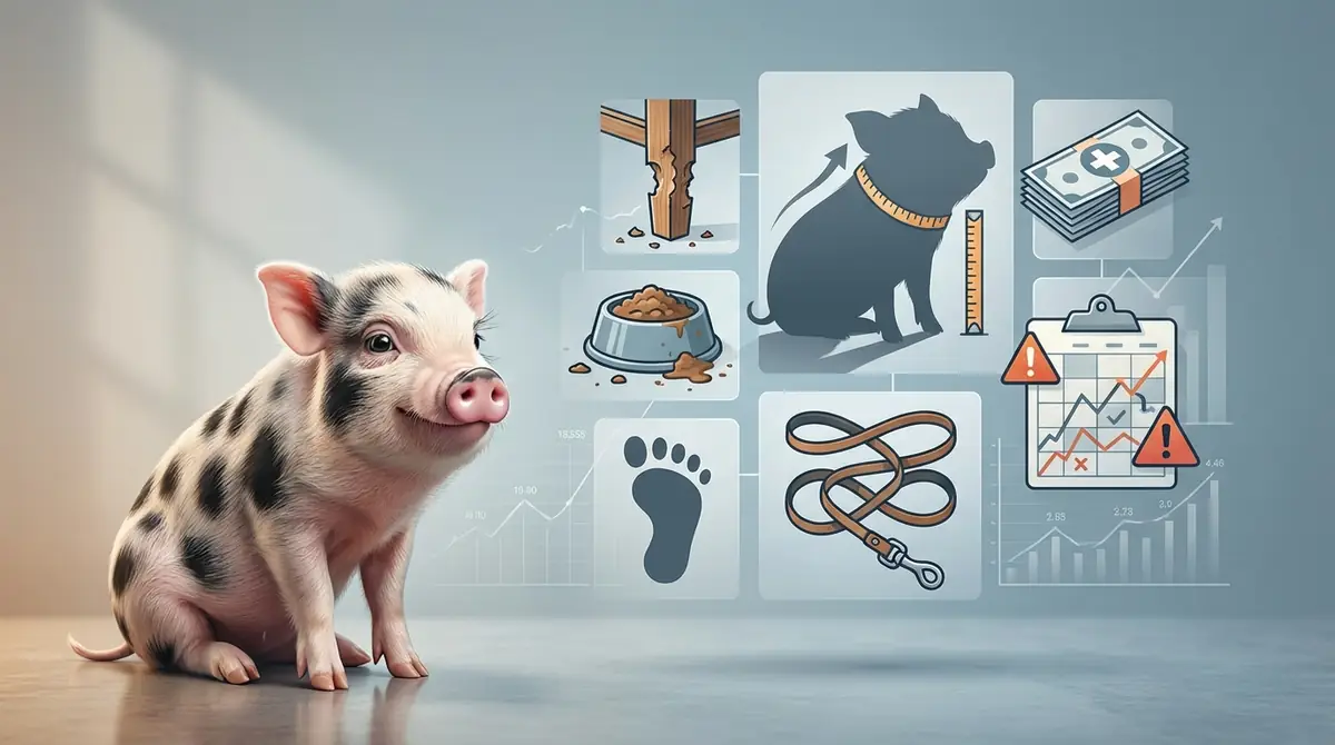 マイクロブタのデメリットを徹底解説|実態と数値で見る7つの問題点