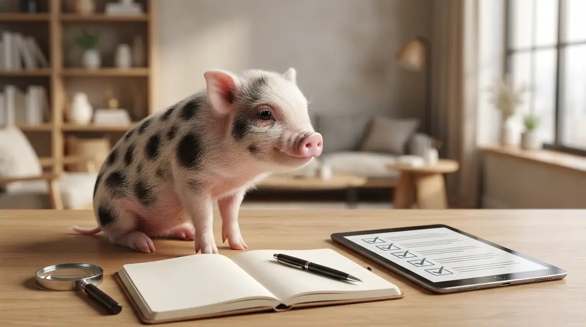 マイクロブタを飼う前に確認すべきチェックリスト