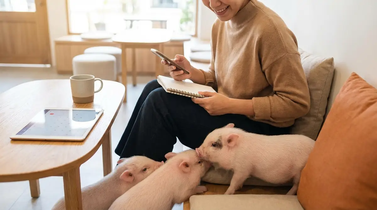 マイクロブタカフェの予約方法と当日の流れ
