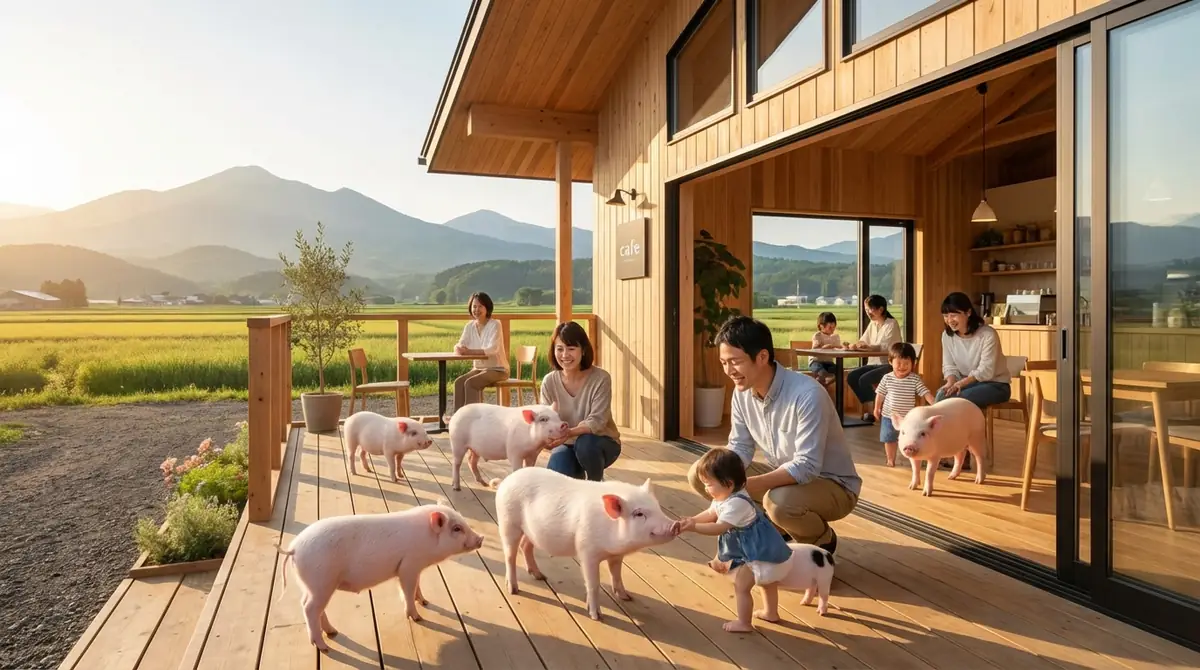 北海道でマイクロブタに会える場所｜カフェ・ふれあい施設情報