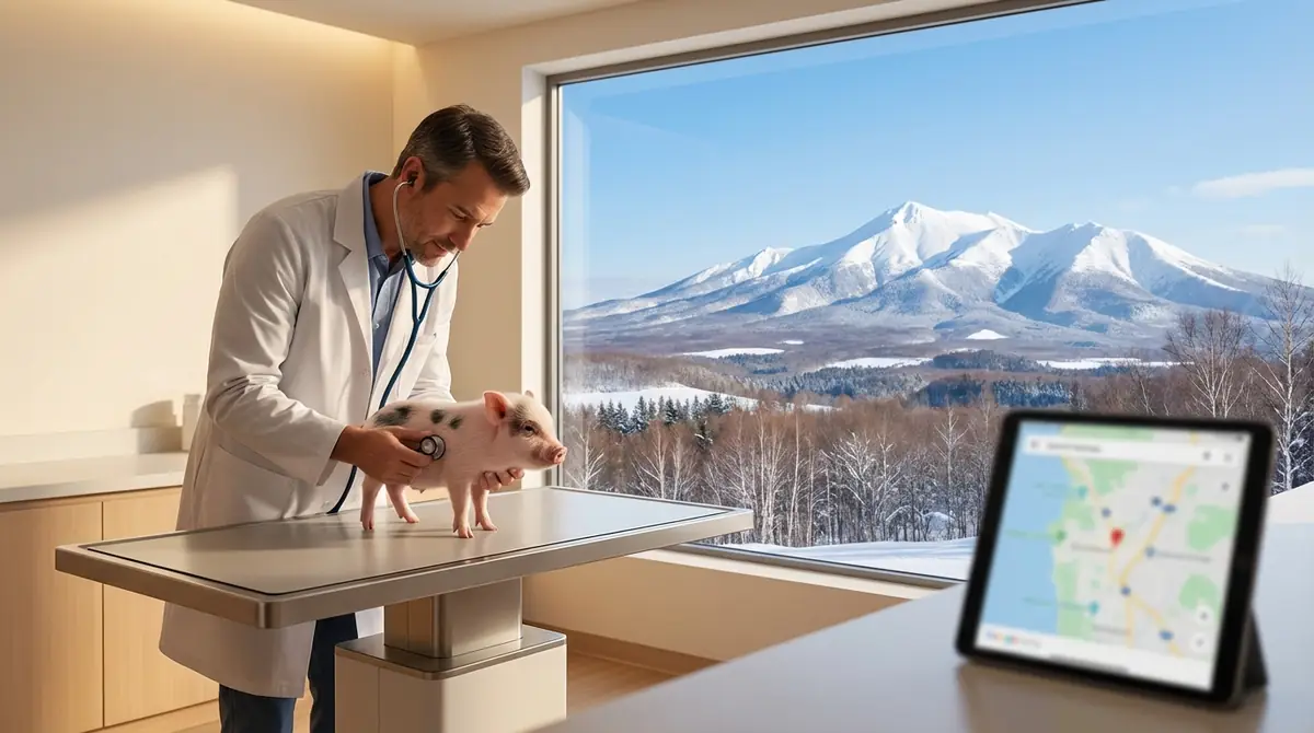 北海道でマイクロブタを診てくれる動物病院の探し方
