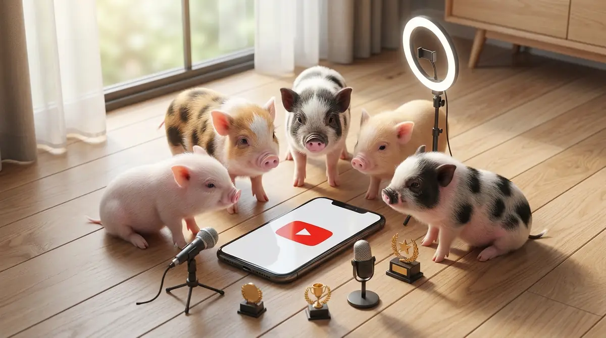 【厳選】マイクロブタYouTube人気チャンネルTOP5