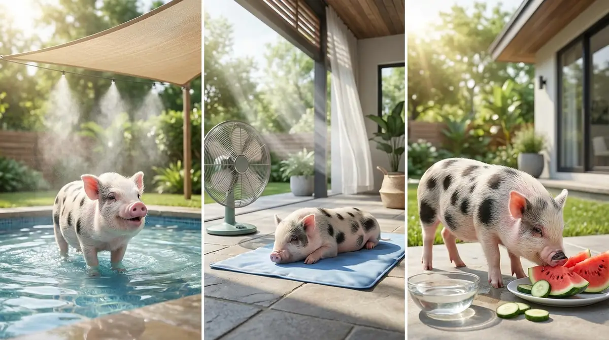 マイクロブタの熱中症を防ぐ3つの基本対策