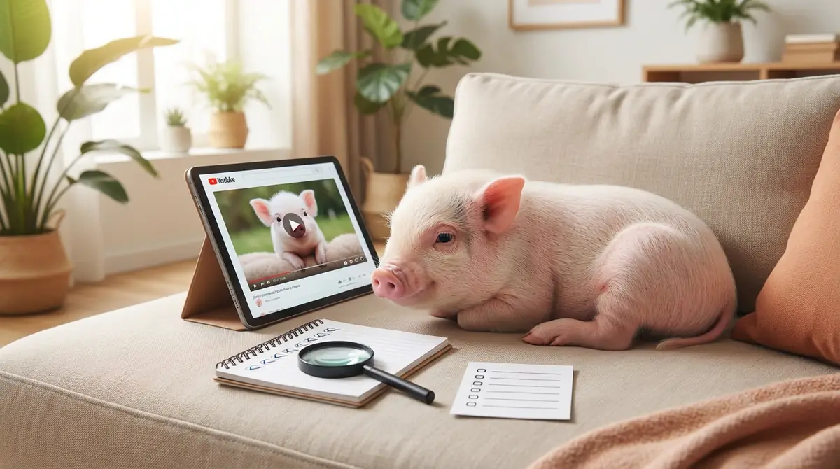 マイクロブタYouTubeを見るときの5つのチェックポイント