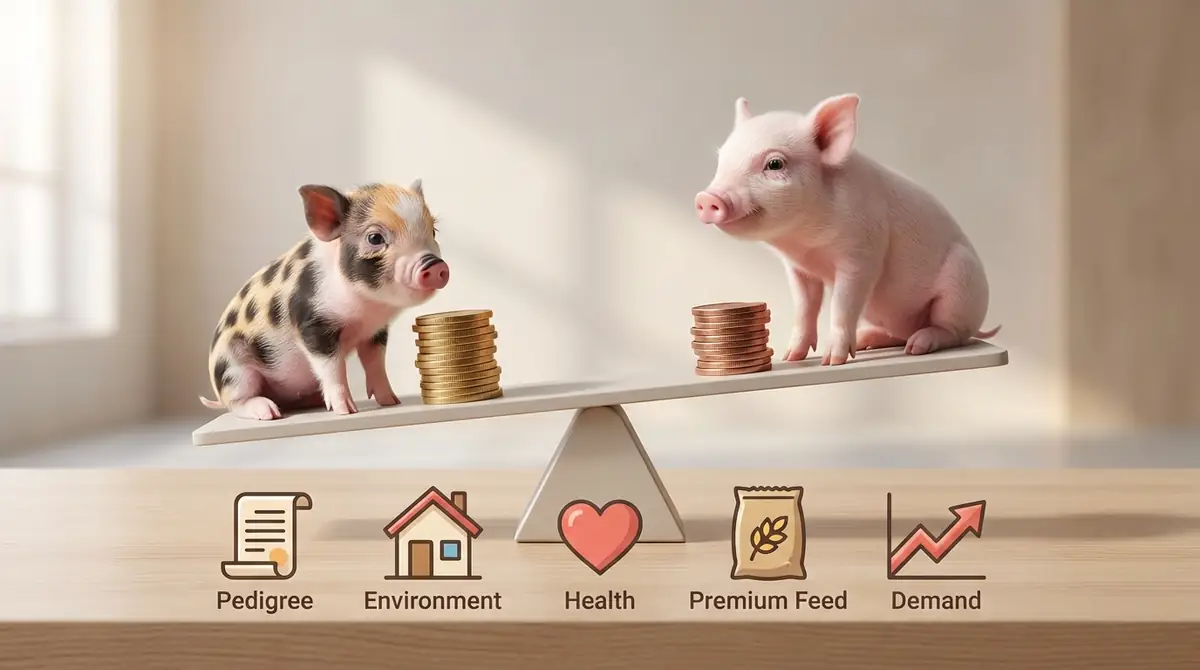 安いマイクロブタの価格差はなぜ生まれる？5つの変動要因