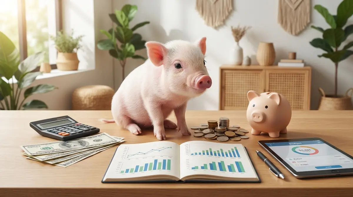 マイクロブタの初期費用と月々の維持費をシミュレーション