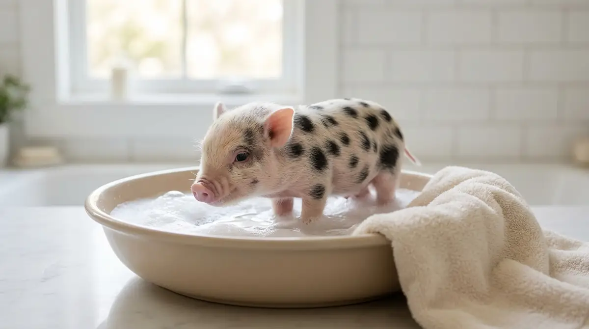 そもそもマイクロブタにお風呂は必要？基礎知識を解説