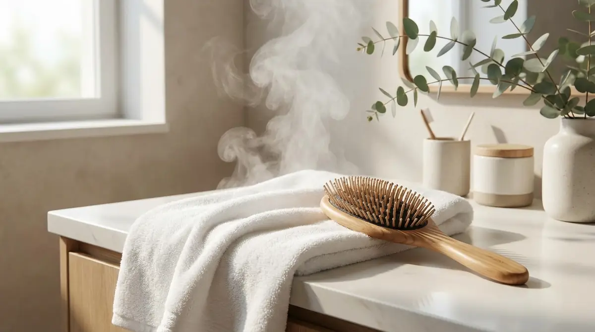 お風呂以外でできる日常の清潔ケア｜蒸しタオル・ブラッシング活用術