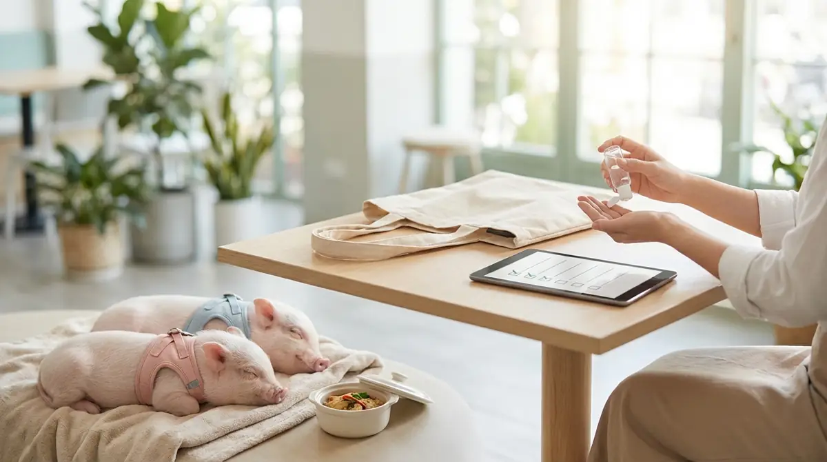 マイクロブタスポット訪問前の準備と注意点