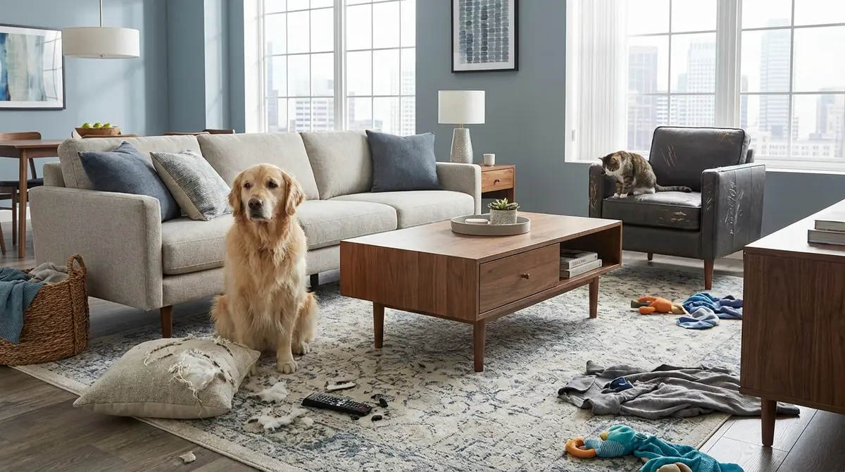 問題④破壊行動と室内飼育の難しさ