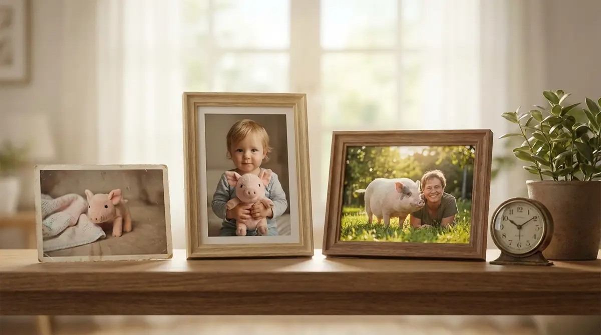 りょうちゃんの成長記録｜子ブタ時代から現在まで