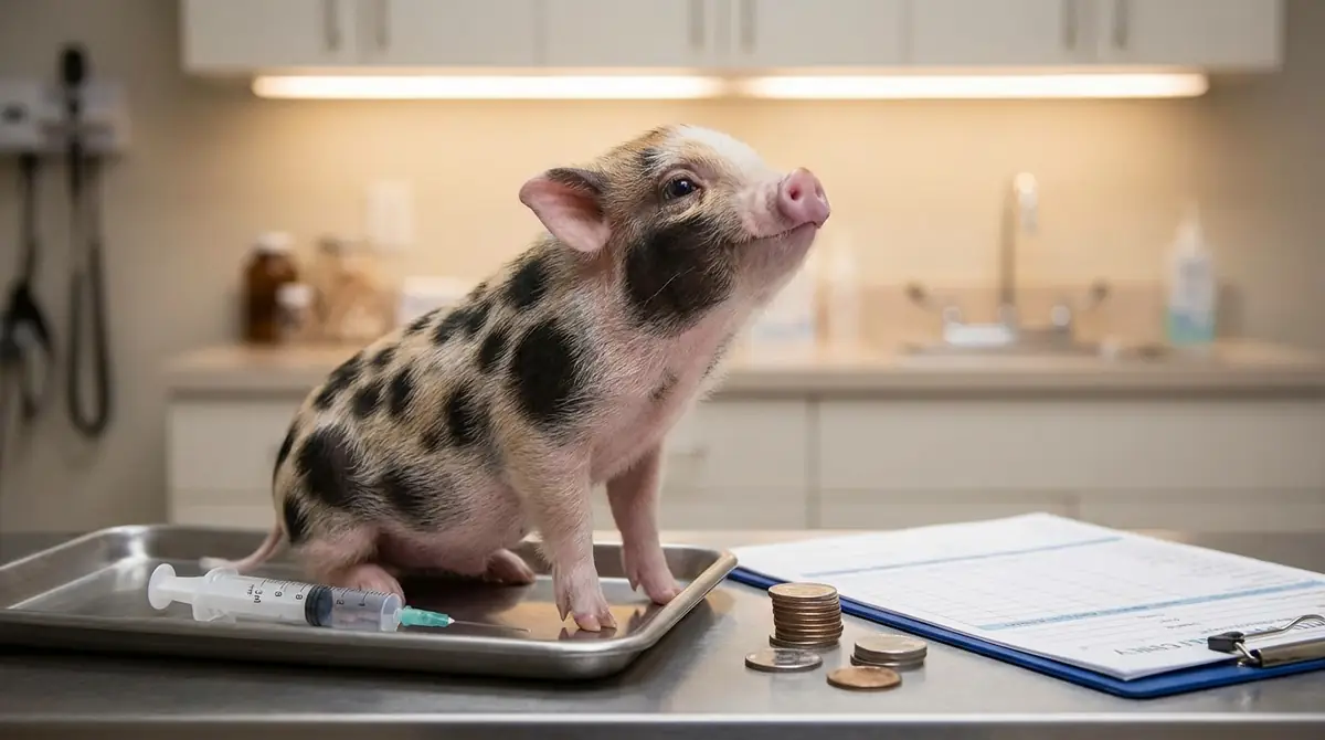 マイクロブタのワクチン費用は年間1万〜3万円が相場