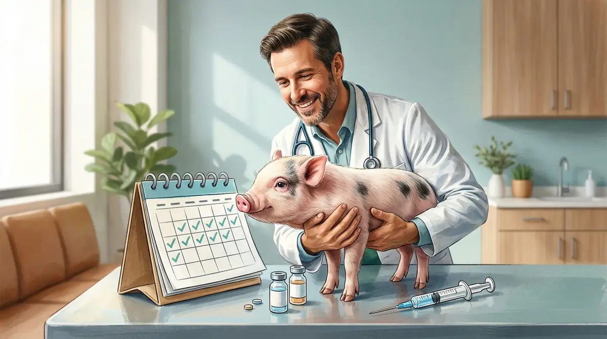 マイクロブタのワクチン接種スケジュール