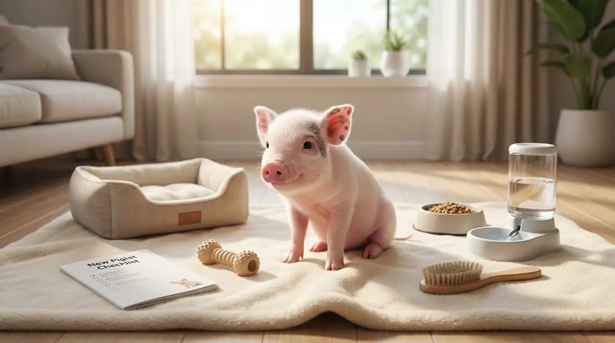 マイクロブタ引き取り前の準備チェックリスト