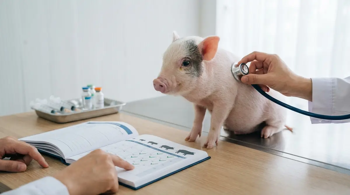 マイクロブタのワクチン接種スケジュール【月齢別】