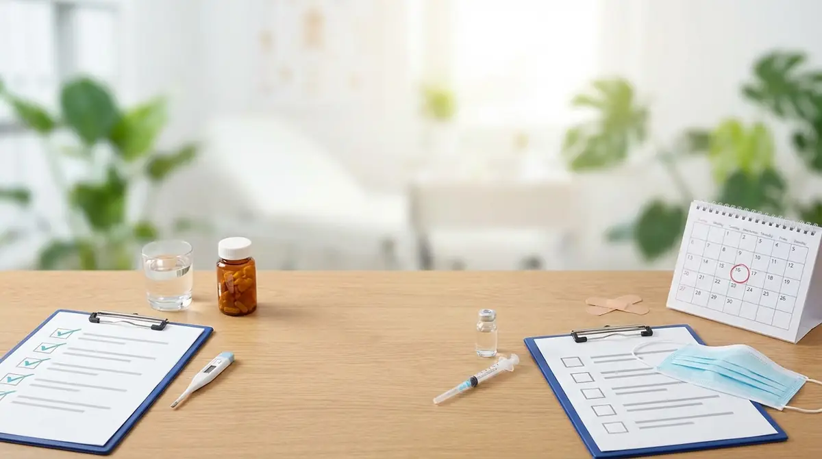 ワクチン接種前後の注意事項チェックリスト