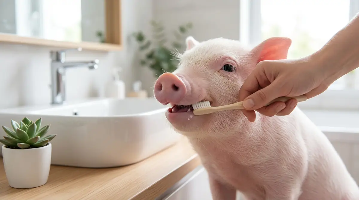 マイクロブタに歯磨きが必要な3つの理由