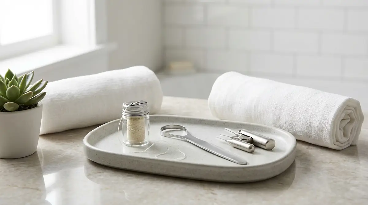 歯磨き前に準備する道具3点セット