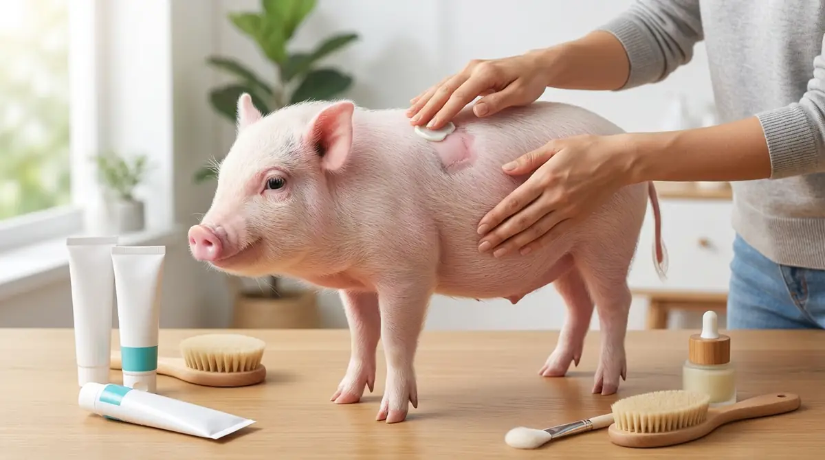 【結論】マイクロブタの皮膚炎は早期治療と正しいケアで改善できる