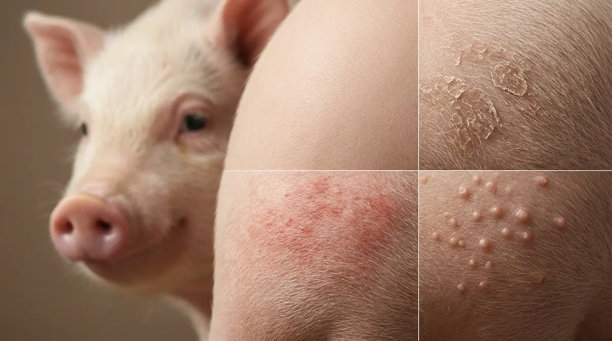 マイクロブタがかかりやすい皮膚炎4タイプ｜原因と症状を解説