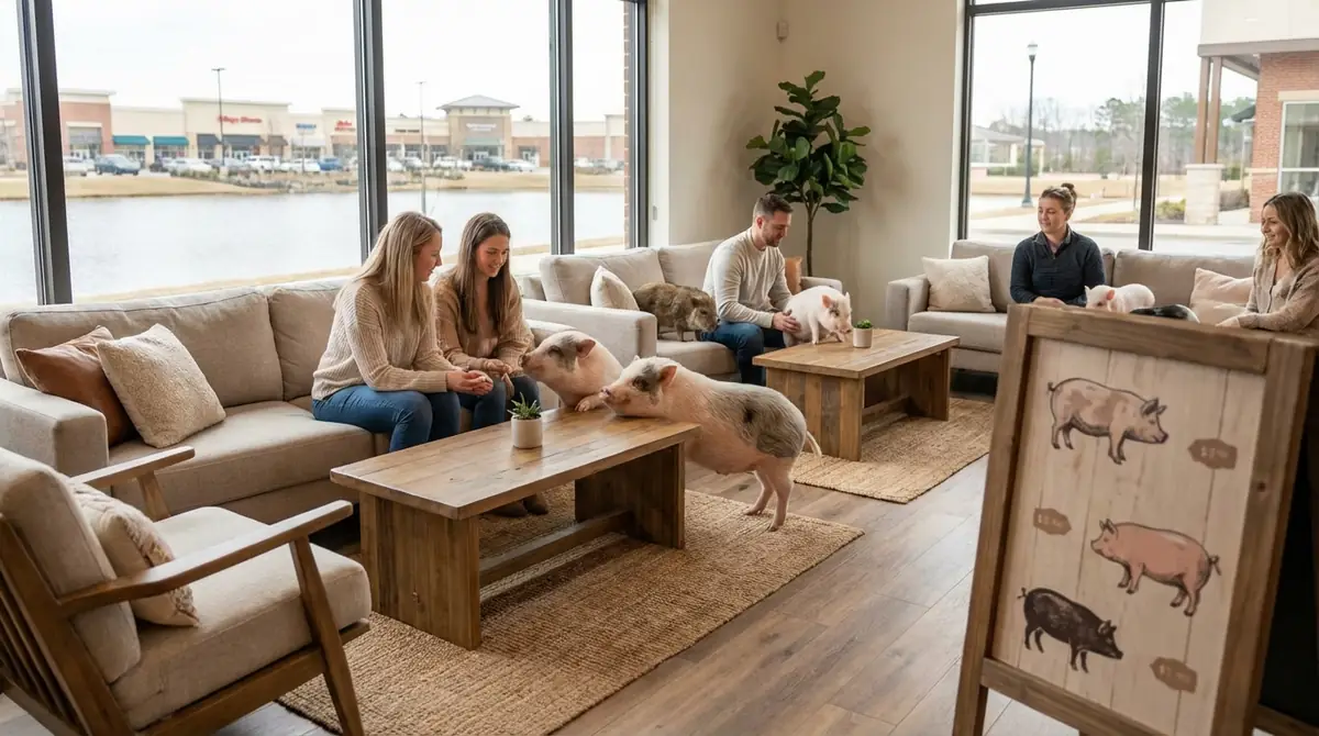 【料金表】レイクタウンのマイクロブタカフェは値段いくら?