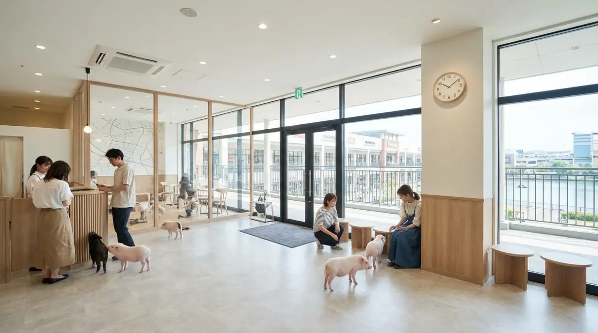 Mipig Cafeレイクタウン店の場所・営業時間・アクセス