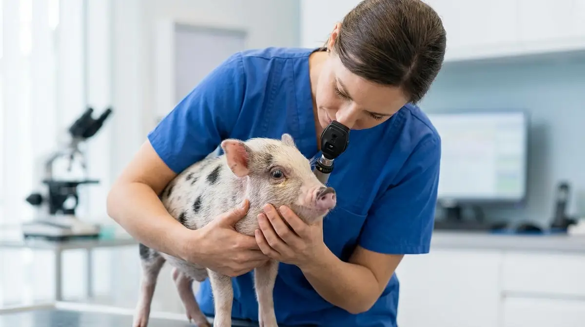 マイクロブタの目の病気に対応できる動物病院の探し方