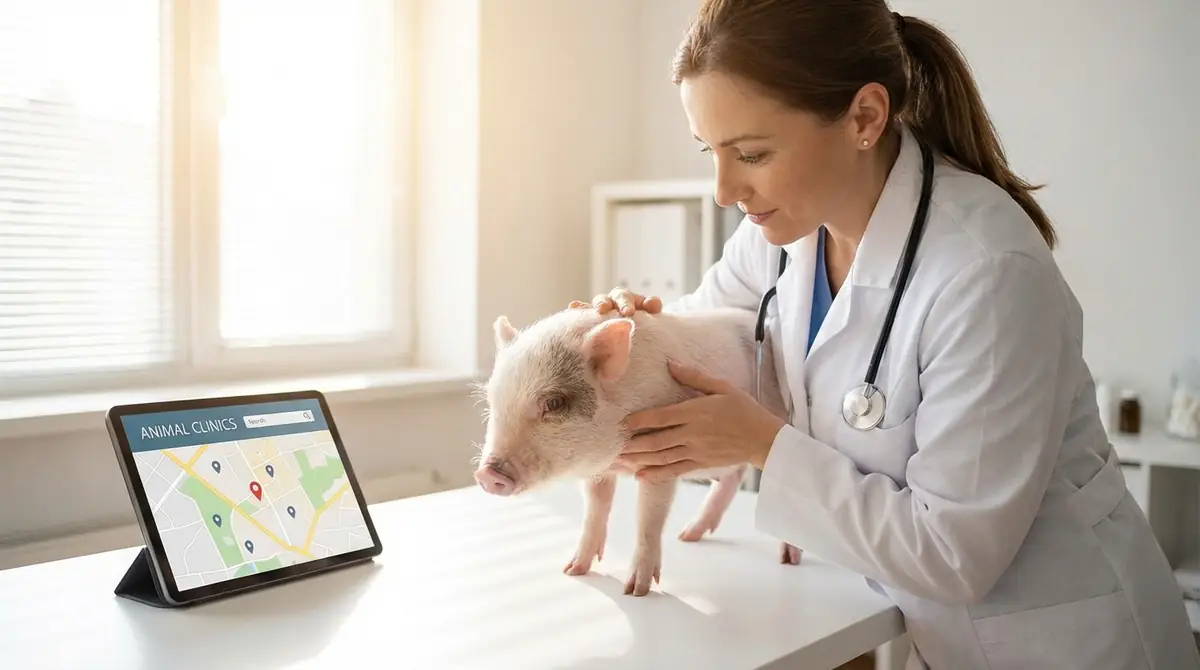 マイクロブタを診てくれる動物病院の探し方