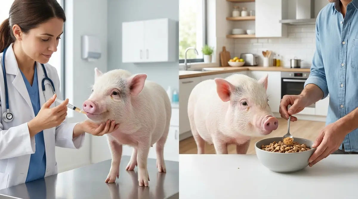 マイクロブタへの薬の投与方法|基本の2パターン