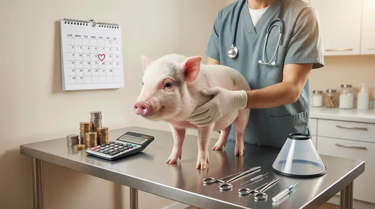 マイクロブタの避妊・去勢手術の基礎知識【時期・費用・内容】