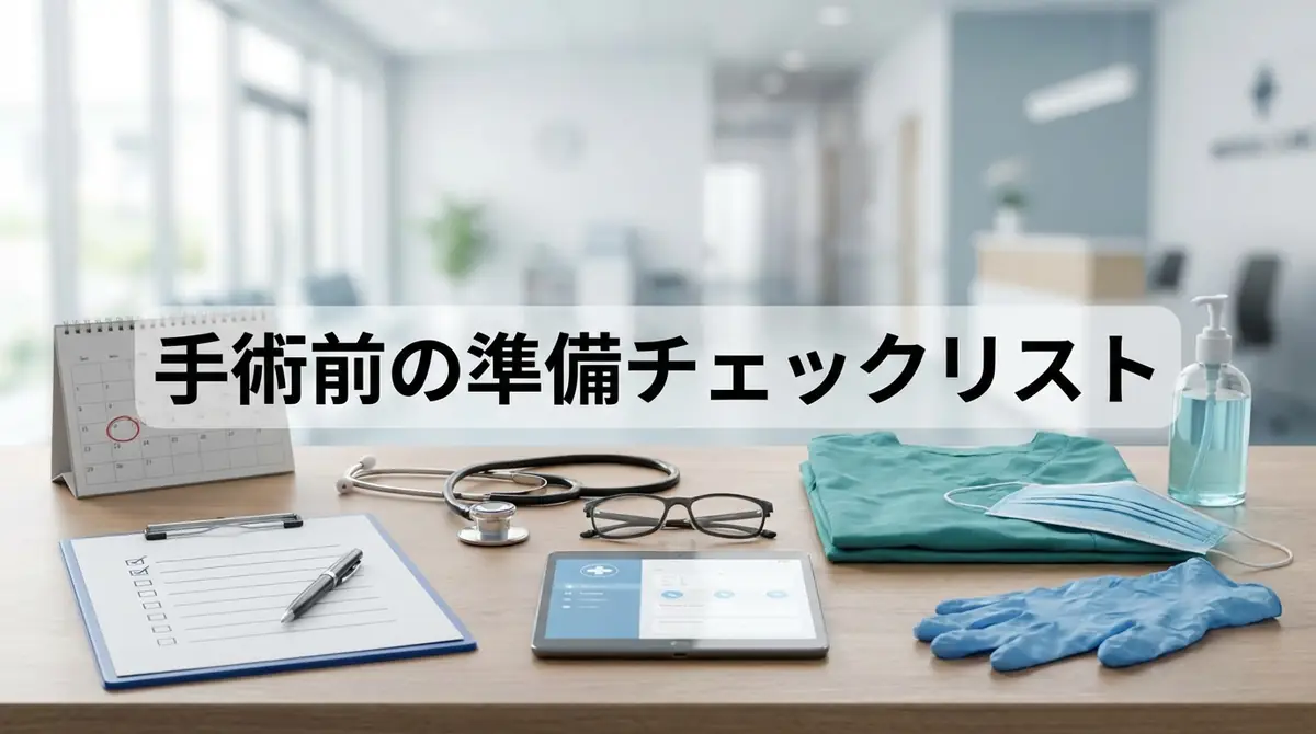 手術前の準備チェックリスト