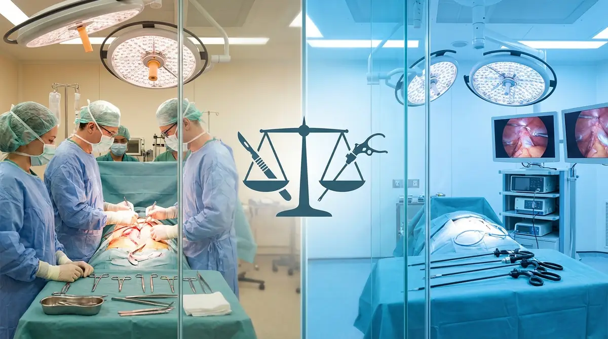 開腹手術と腹腔鏡手術の比較｜どちらを選ぶべき？