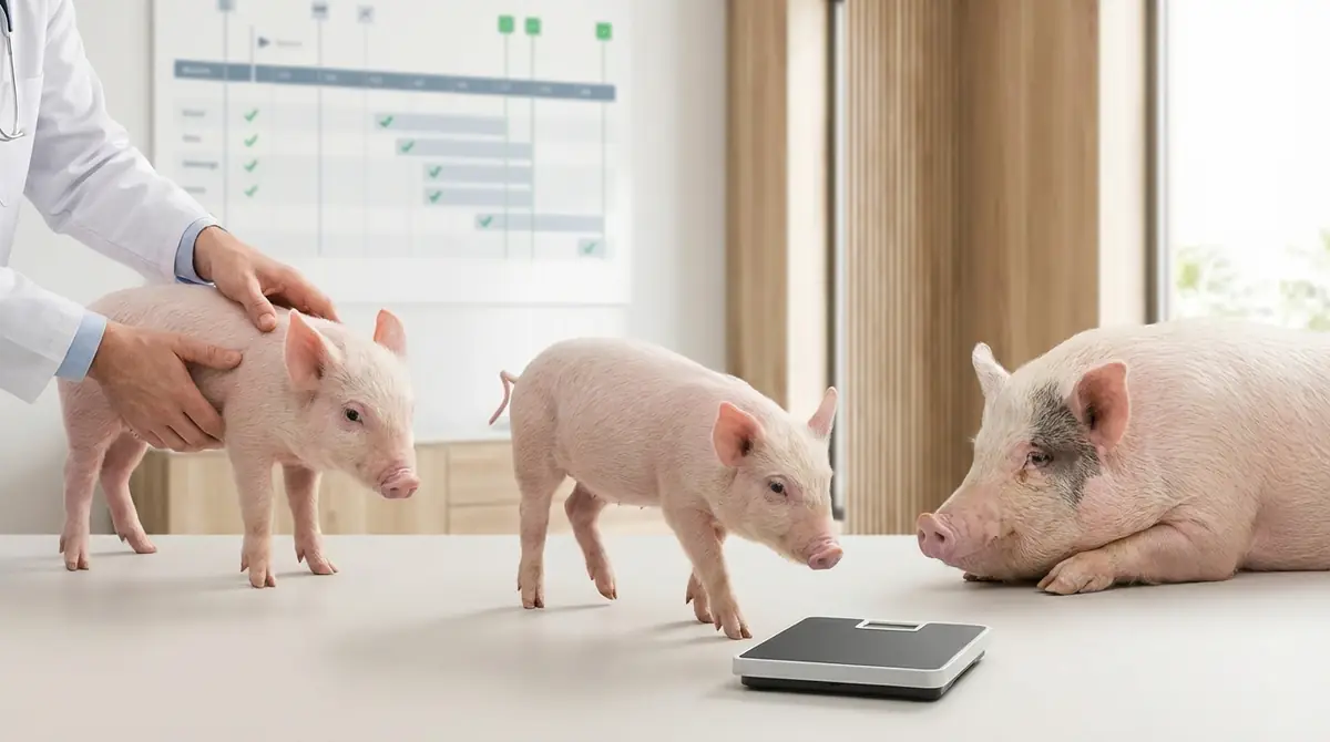 【年齢別】マイクロブタの検診頻度と重点チェックポイント