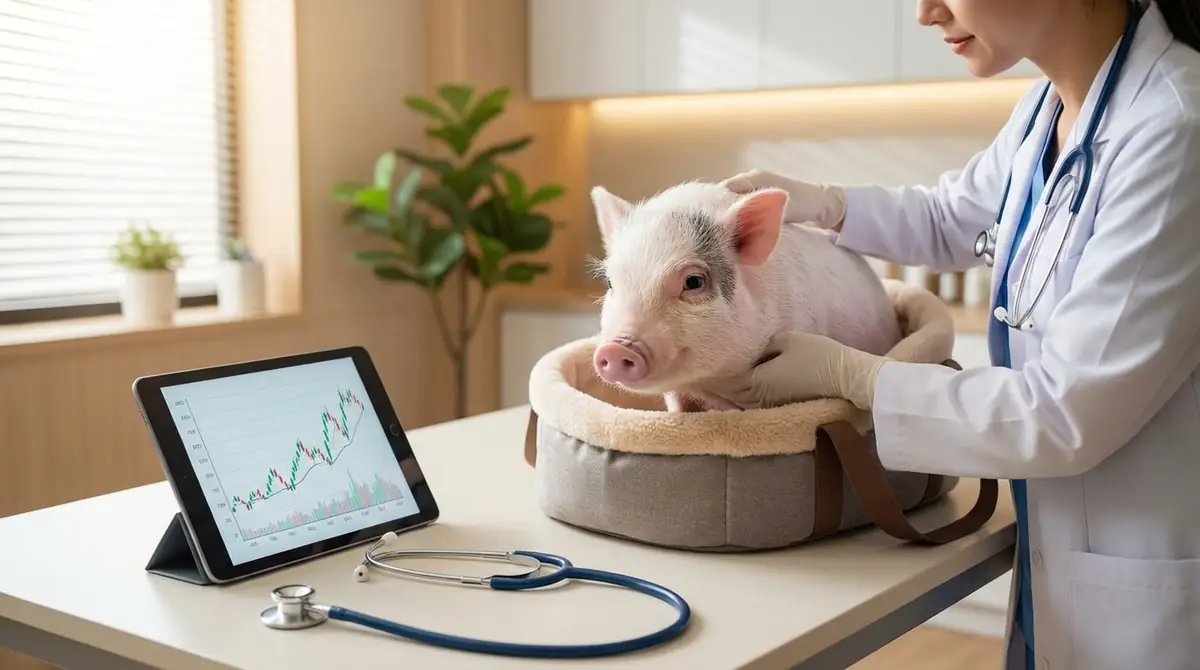 マイクロブタの定期検診にかかる費用相場と内訳