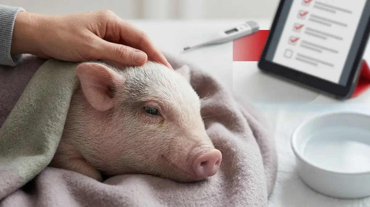 【緊急】マイクロブタが吐いた！今すぐ確認すべき5つの危険サイン