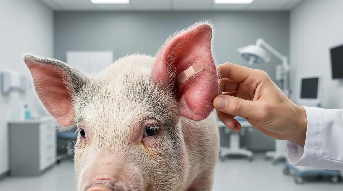 マイクロブタの耳の病気③耳血腫｜耳がパンパンに腫れる