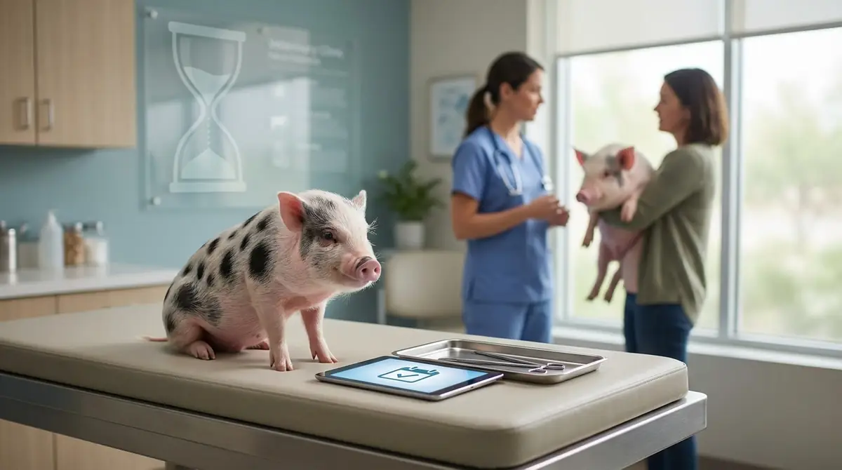 マイクロブタの去勢手術に適切な時期と遅れた場合の影響