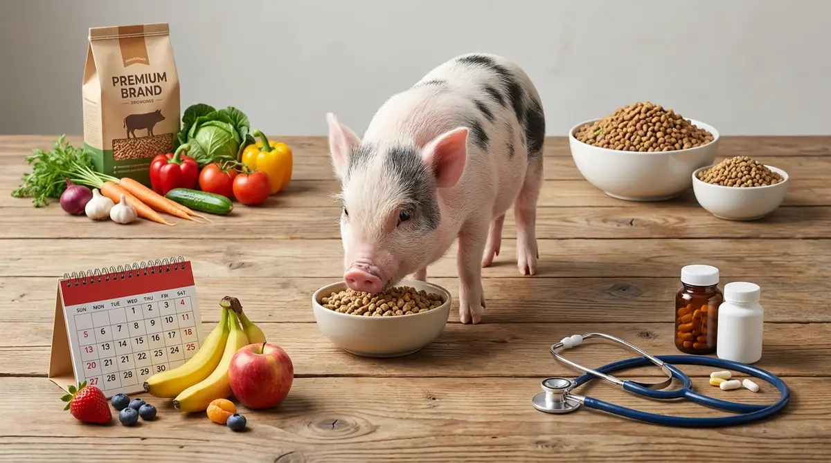 マイクロブタの餌代を左右する4つの要素