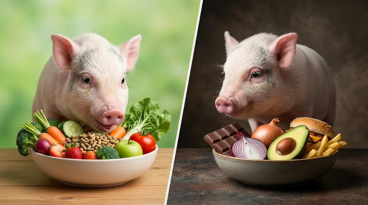 マイクロブタに与えてOKな餌・NGな餌一覧