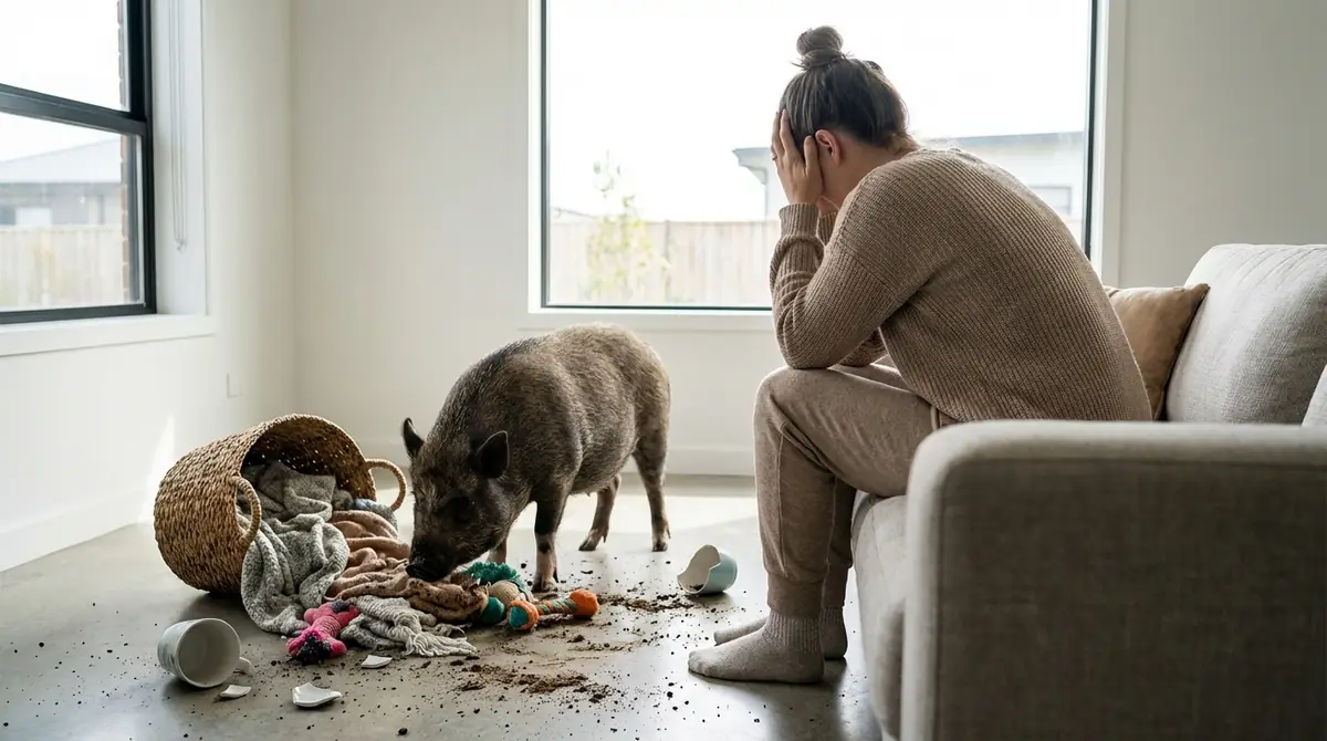 【結論】マイクロブタを飼って後悔する人は少なくない