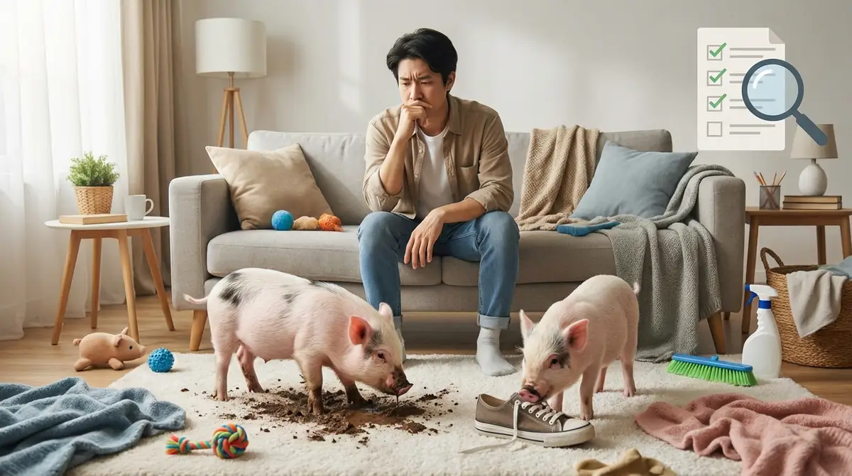 【診断】マイクロブタの飼育で後悔しやすい人の特徴