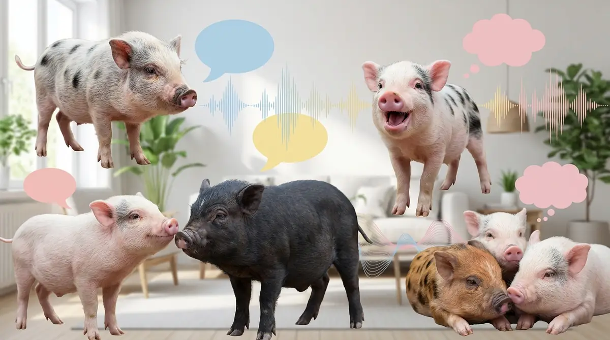 マイクロブタの鳴き声の種類と意味を徹底解説