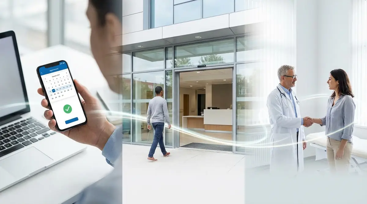 病院への予約から受診までの流れ