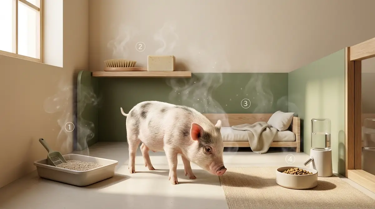 マイクロブタが臭う4つの原因を徹底解説