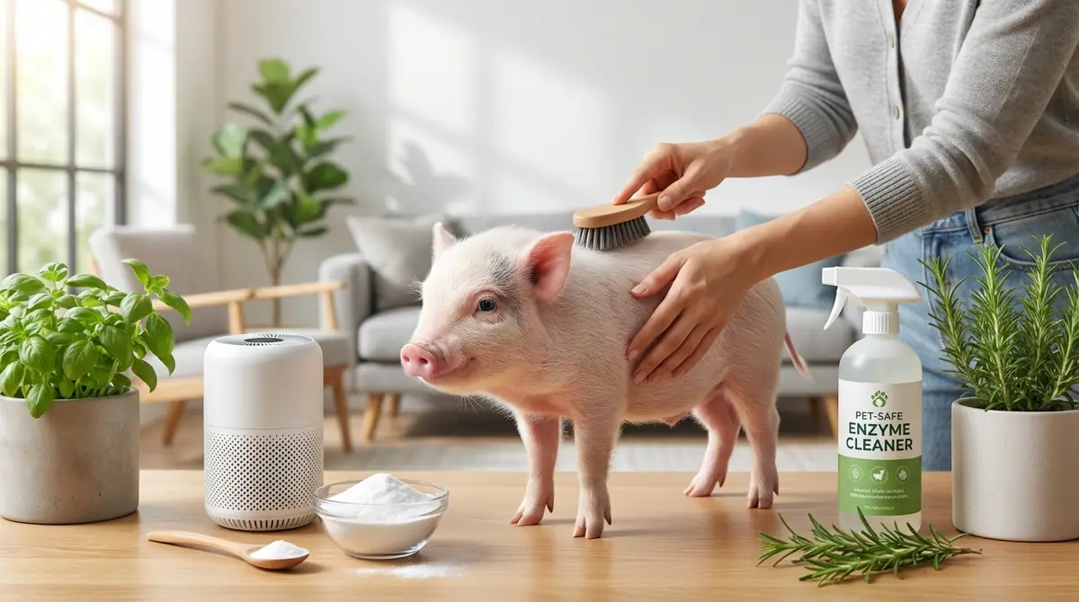 今日から実践！マイクロブタの臭い対策5ステップ