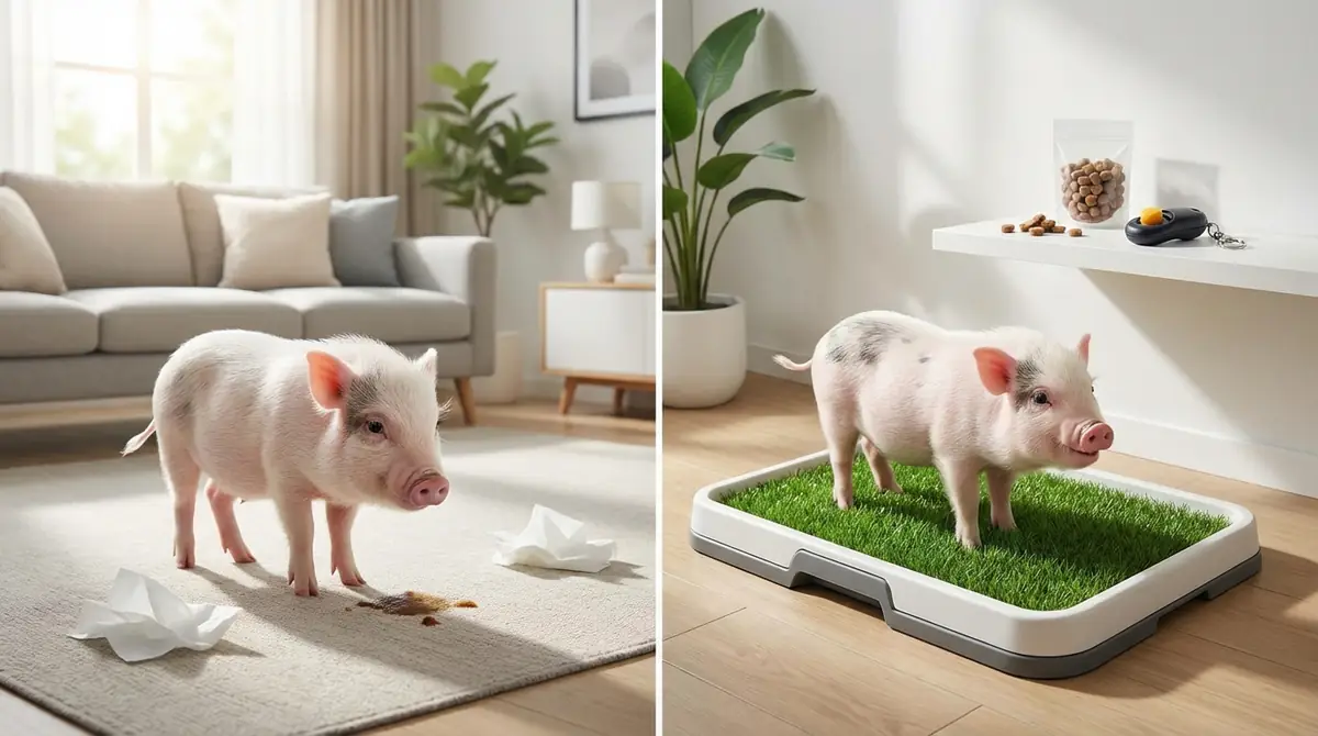 マイクロブタがトイレを覚えない・失敗が続く原因と対策