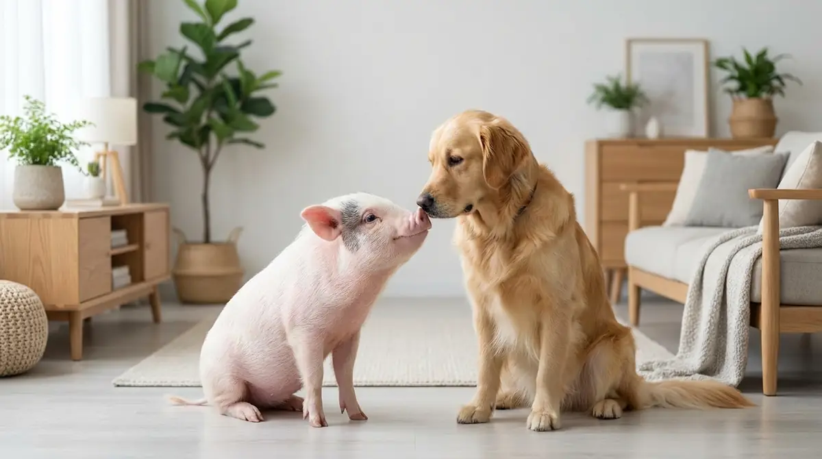 【実践】マイクロブタと犬を慣れさせる5ステップ